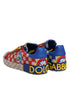 Dolce & Gabbana Portofino Carretto Printed Leather Sneakers Shoes